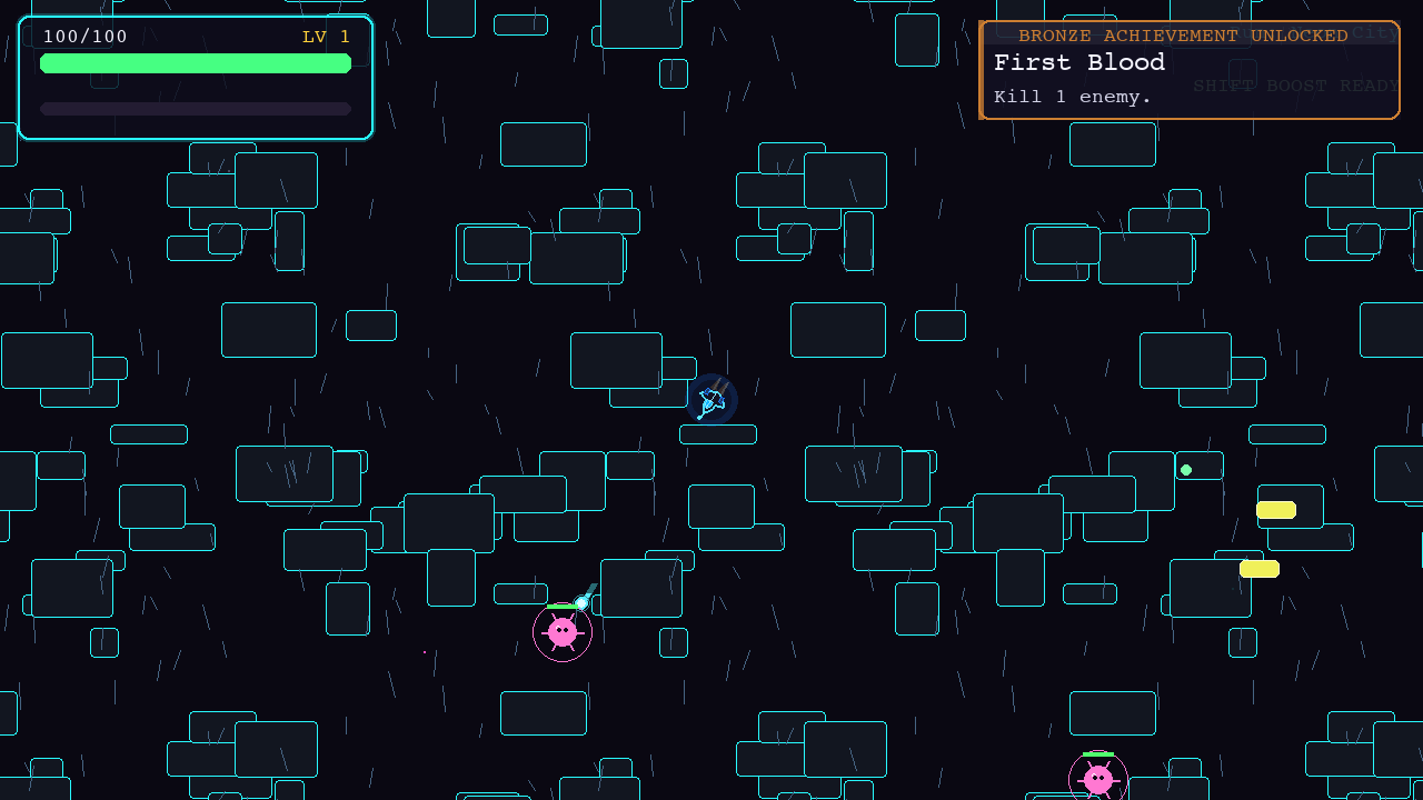 Neon Tuff Survivors gameplay